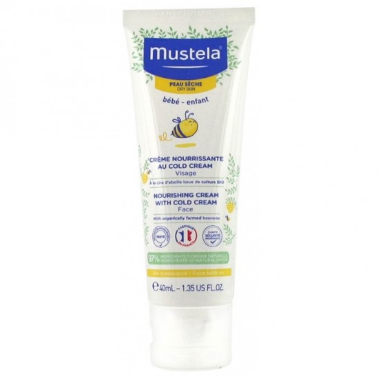 Mustela peau sèche crème nourrissante au cold cream 40ml