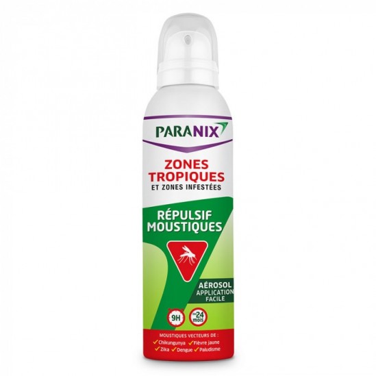 Paranix zones tropiques et zones infestées répulsif moustiques 125ml