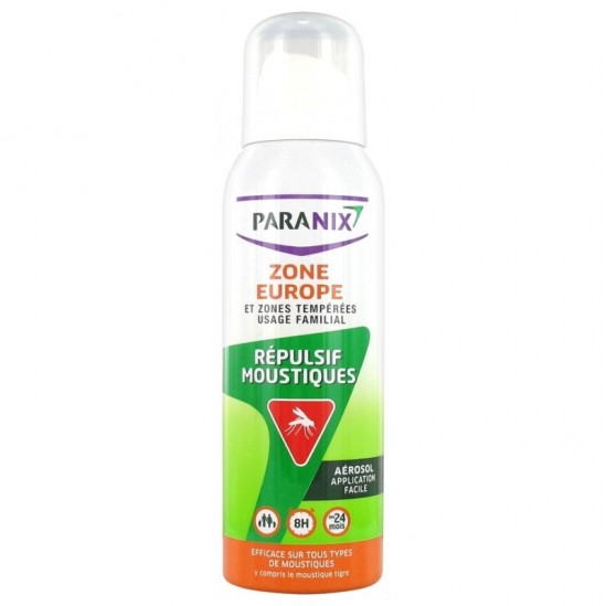 Paranix zones europe et zones tempérées répulsif moustiques 125ml