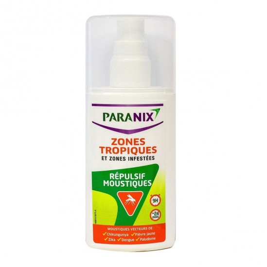 Paranix zones tropiques et zones infestées répulsif moustiques 90ml