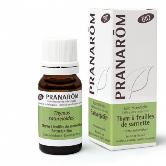 Pranarôm thym à feuilles de sarriette huile essentielle 10ml