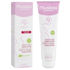 Mustea 9 mois crème vergetures double action 150ml