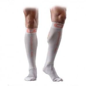 Cizeta medicali sport chaussettes récupération blanc/orange taille 2