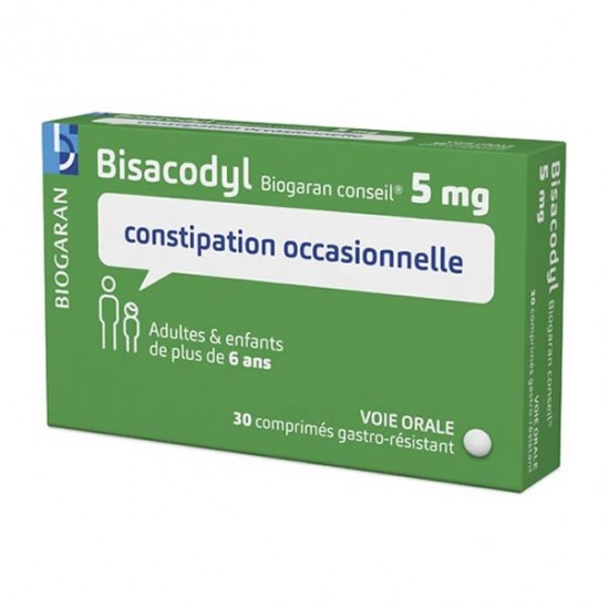 Bisacodyl Biogaran conseil 30 comprimés