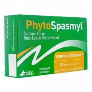 Mayoly phytoSpasmyl confort digestif 60 capsules&1mois