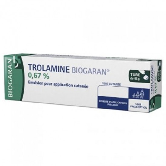 Biogaran trolamine 0.67% emulsion pour application cutanée 93g