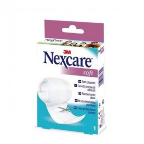 3m nexcare™ soft bande à découper 8cmx1m blanc