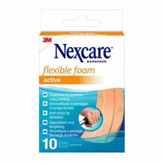 3M nexcare flexible foam bandages 6x10cm 10 bandes par paquet