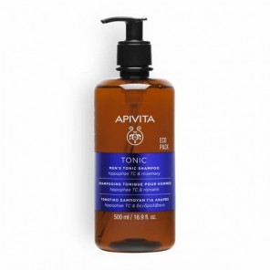 Apivita ecopack tonic men's shampooing tonique 500ml