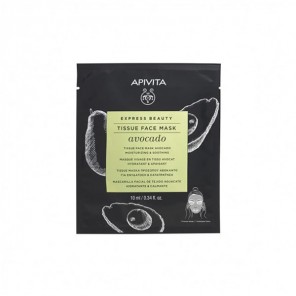 Apivita masque visage en tissu avocat 10ml