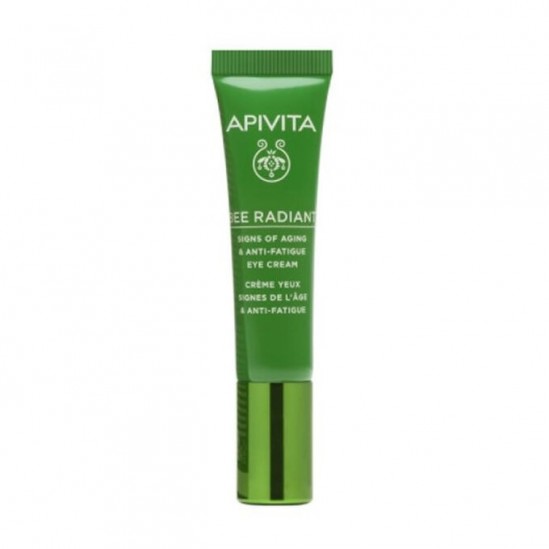 Apivita bee radiant crème yeux signes de l'âge & anti-fatigue 15ml