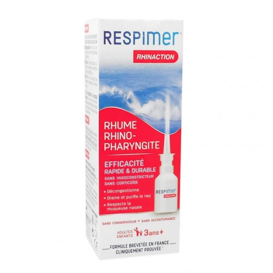 Respimer rhinaction adultes & enfants 3ans + spray nasal 20ml