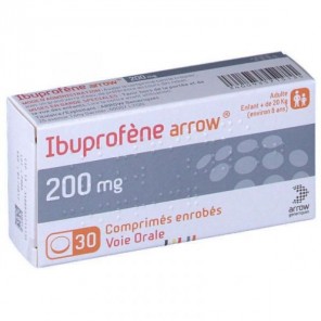 Ibuprofène arrow 200mg 30 comprimés