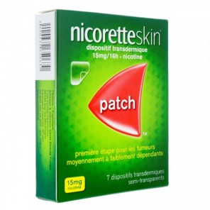 Nicoretteskin 15mg/16 heures 28 dispositifs transdermiques