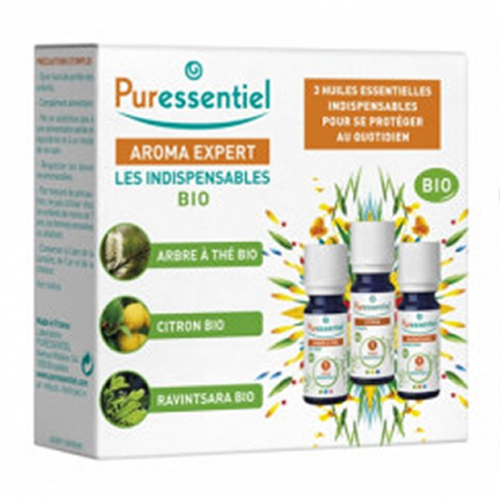 Puressentiel coffret 3 huiles essentielles indispensables