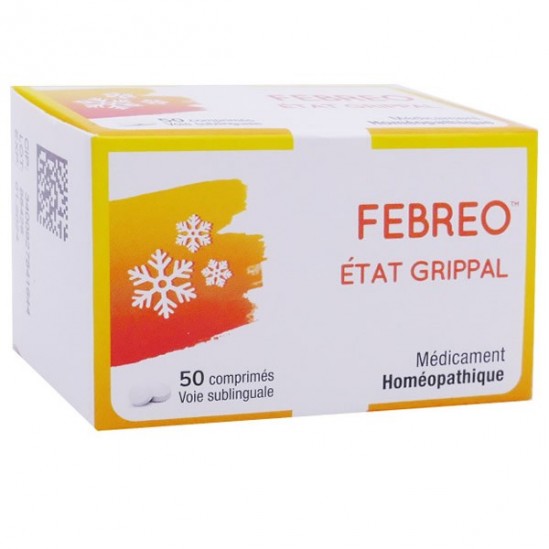 Febreo état grippal 50 comprimés