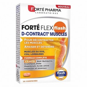 Forté pharma forté flex flash D-contract'muscles 20 comprimés