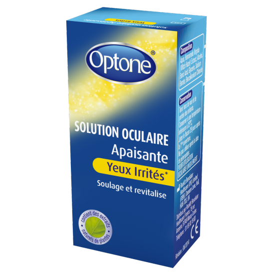 Optone double action yeux irrité gouttes 10ml