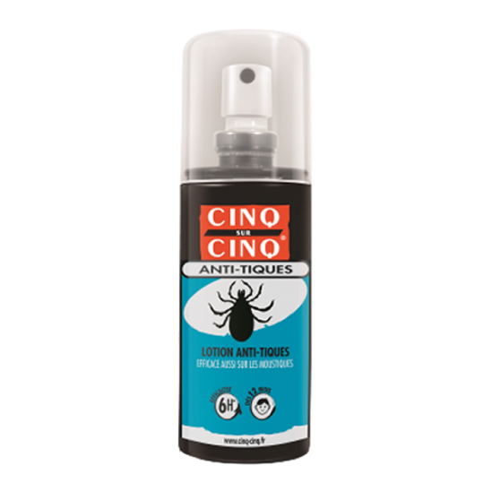 Cinq sur cinq lotion anti-tiques 100ml