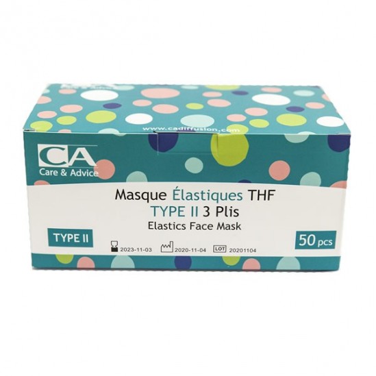 CA diffusion masques chirurgicaux enfants boite de 50