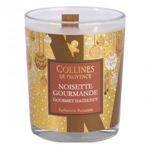 Collines de provence bougie parfumée noisette gourmande 75g