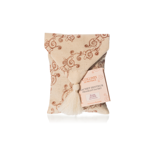 Collines de provence sachet senteur ecru plume de soie