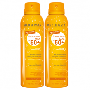 Bioderma photoderm max spf50+ brume solaire 2 x 150ml