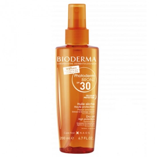 BIODERMA PHOTODERM BRONZ HUILE SPF30 200ML