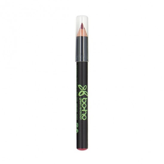 Boho green crayon lèvres bio 04 bois de rose nacrée