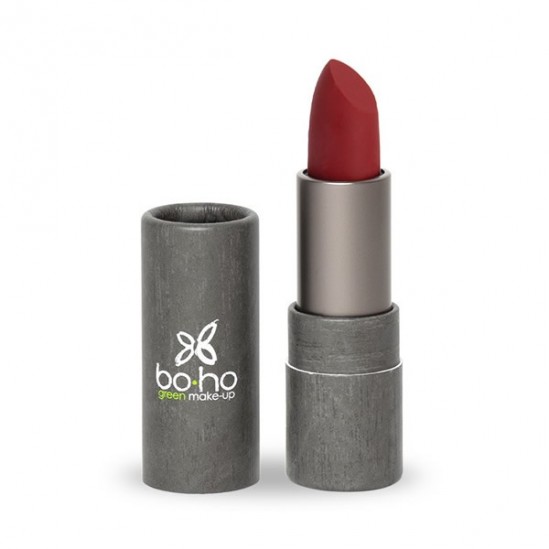 Boho green rouge à lèvres bio mat couvrant 103 groseille