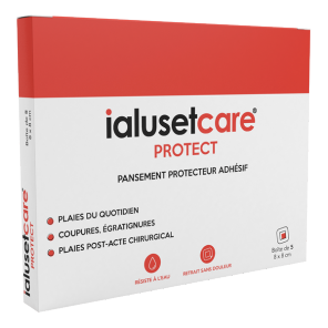 Genevrier Ialusetcare protect pansement protecteur adhésif 8x8cm