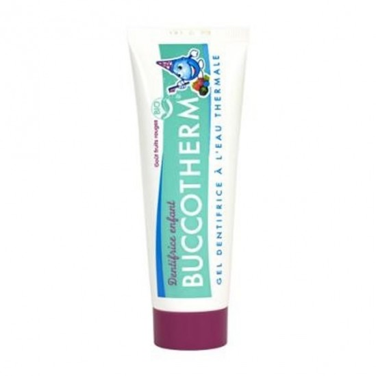 Buccotherm dentifrice enfant +3 ans goût fruits rouges bio 50ml