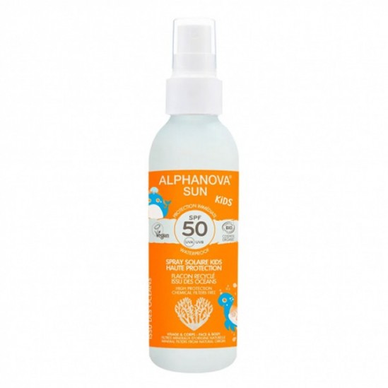 Alphanova sun kids spray solaire spf50 125g