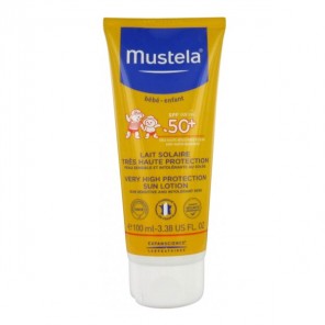 Mustela lait solaire très haute protection bébé-enfant spf50+ 100ml