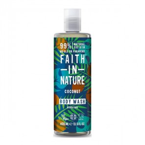 Faith in nature gel douche bain coconut 400ml