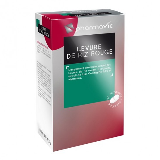 Pharmavie levure de riz rouge 3 x 60 comprimés