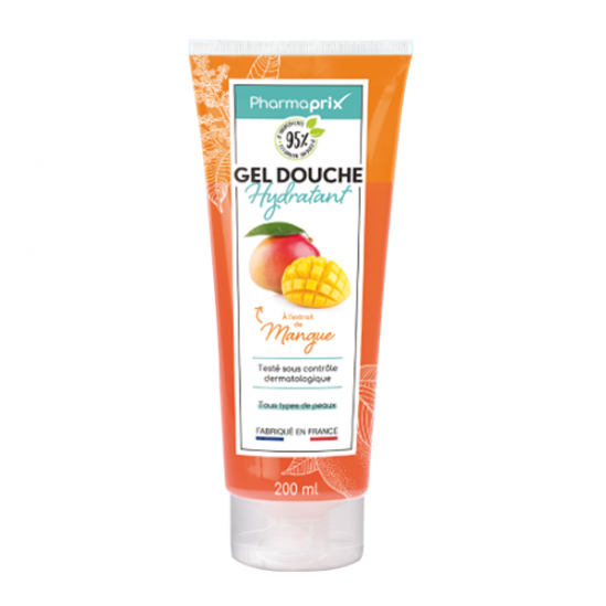 Pharmaprix gel douche hydratant à l'extrait de mangue 200ml