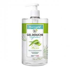 Pharmaprix gel douche hydratant aloe vera 750ml