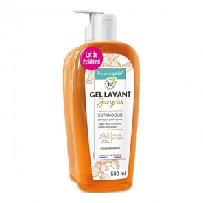 Pharmaprix gel lavant surgras lot de 2x500ml