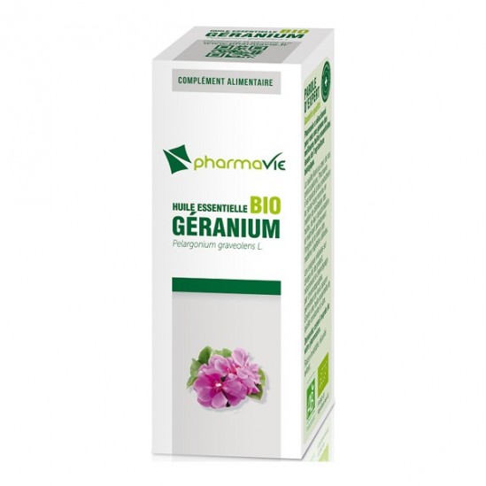 Pharmavie huile essentielle bio géranium 10ml