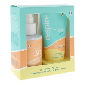 Respire coffret solaire spray spf30 75ml & après-soleil 50ml