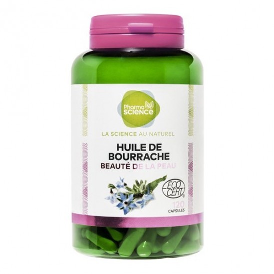 Pharmascience huile de bourrache 120 capsules