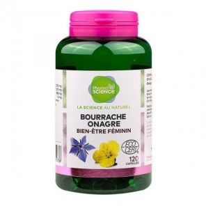 Pharmascience bourrache onagre 120 capsules