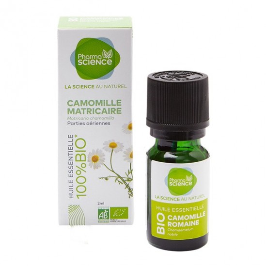 Pharmascience huile essentielle bio camomille matricaire 2ml