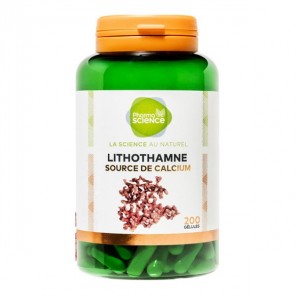 Pharmascience lithothamne source de calcium 200 gélules