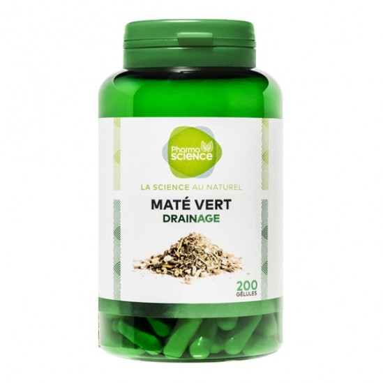 Pharmascience maté vert drainage 200 gélules