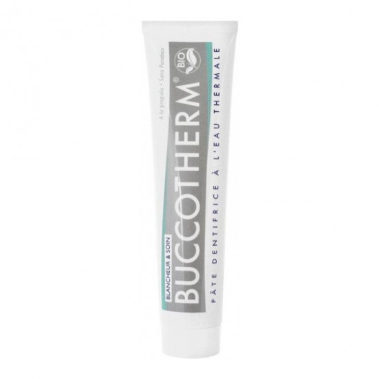 Buccotherm dentifrice blancheur & soin certifié bio 75ml