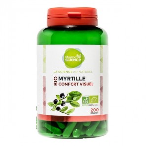 Pharmascience myrtille bio confort visuel 200 gélules