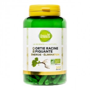 Pharmascience ortie racine piquante bio 200 gélules