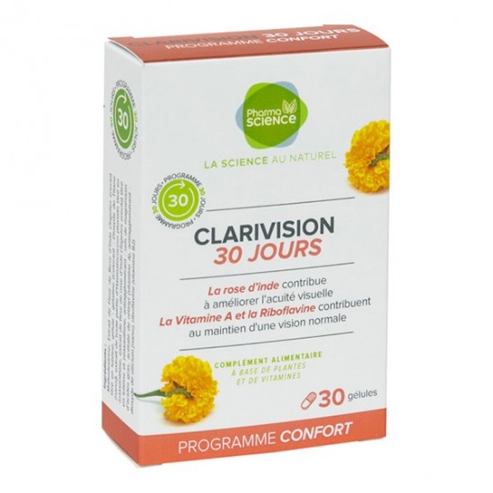 Pharmascience clarivision 28 jours 30 comprimés